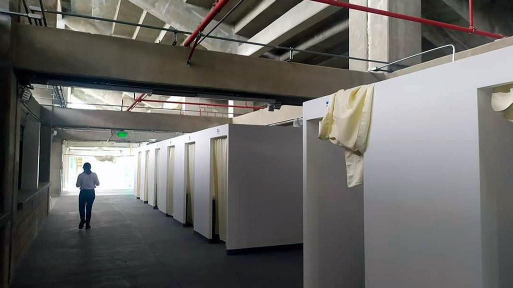 PERSONERA INSPECCIONÓ ZONA COVID EN EL ESTADIO MUNICIPAL