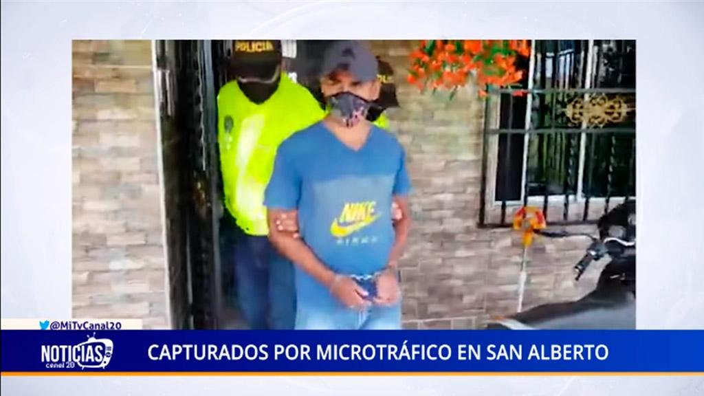 CAPTURADOS POR MICROTRÁFICO EN SAN ALBERTO
