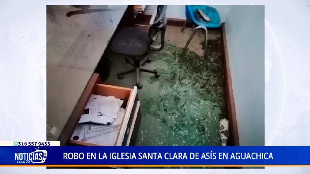 ROBO EN LA IGLESIA SANTA CLARA DE ASÍS EN AGUACHICA