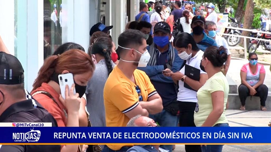 REPUNTA VENTA DE ELECTRODOMÉSTICOS EN DÍA SIN IVA
