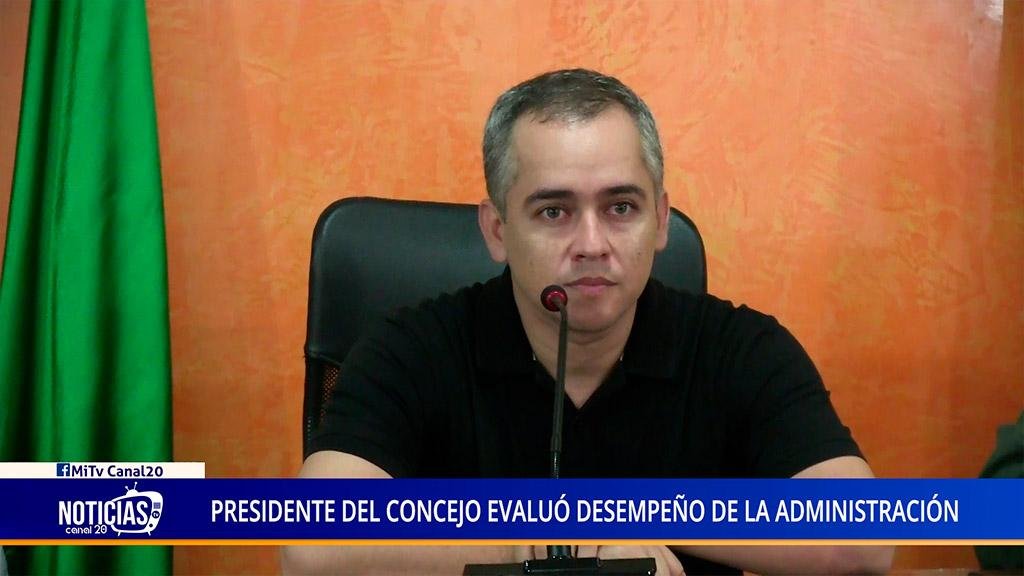 PRESIDENTE DEL CONCEJO EVALUÓ DESEMPEÑO DE LA ADMINISTRACIÓN