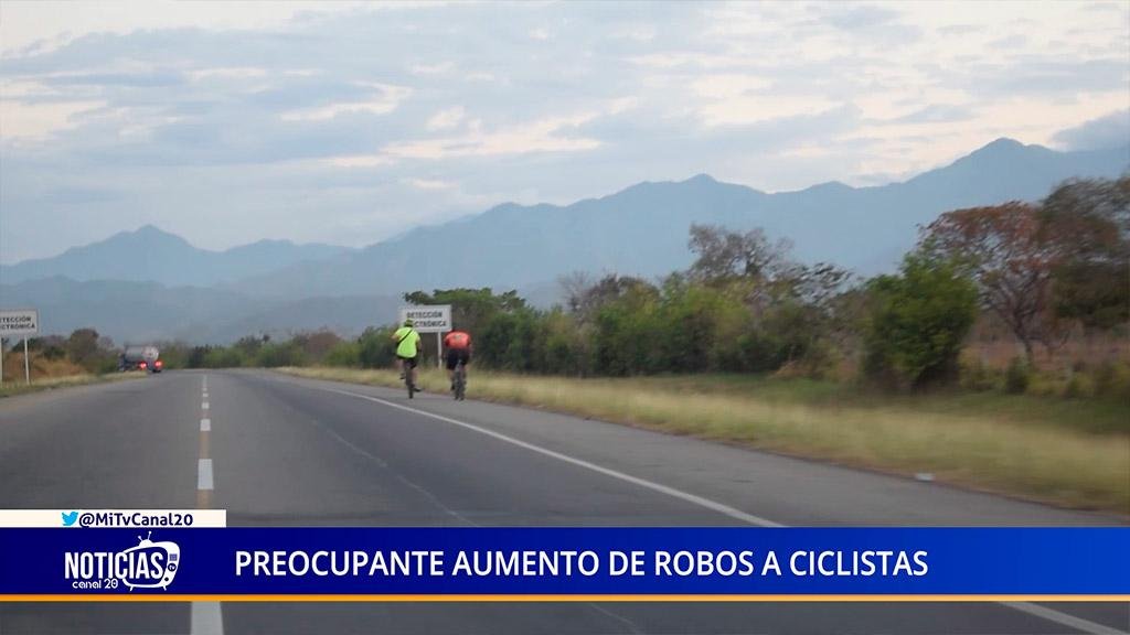 PREOCUPANTE AUMENTO DE ROBOS A CICLISTAS