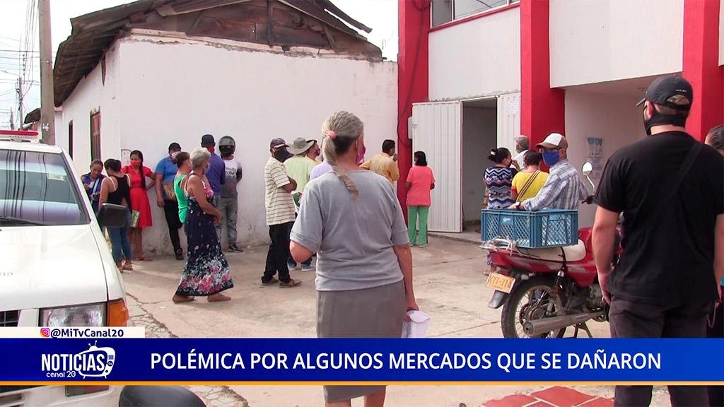 POLÉMICA POR ALGUNOS MERCADOS QUE SE DAÑARON