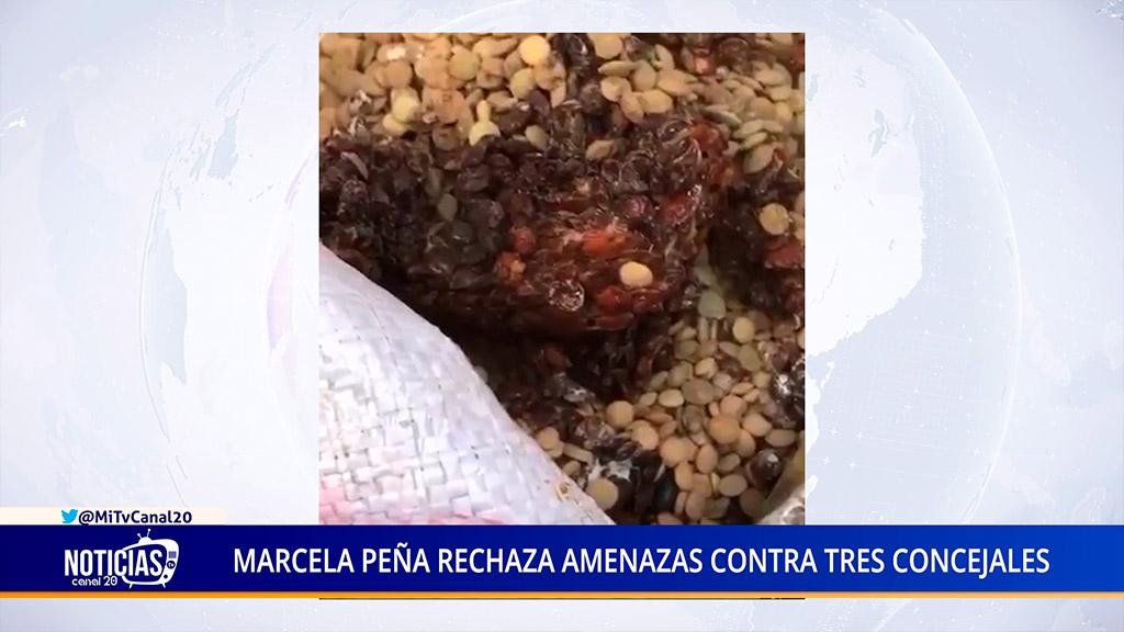 MARCELA PEÑA RECHAZA AMENAZAS CONTRA TRES CONCEJALES