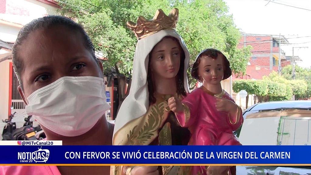 CON FERVOR SE VIVIÓ CELEBRACIÓN DE LA VIRGEN DEL CARMEN