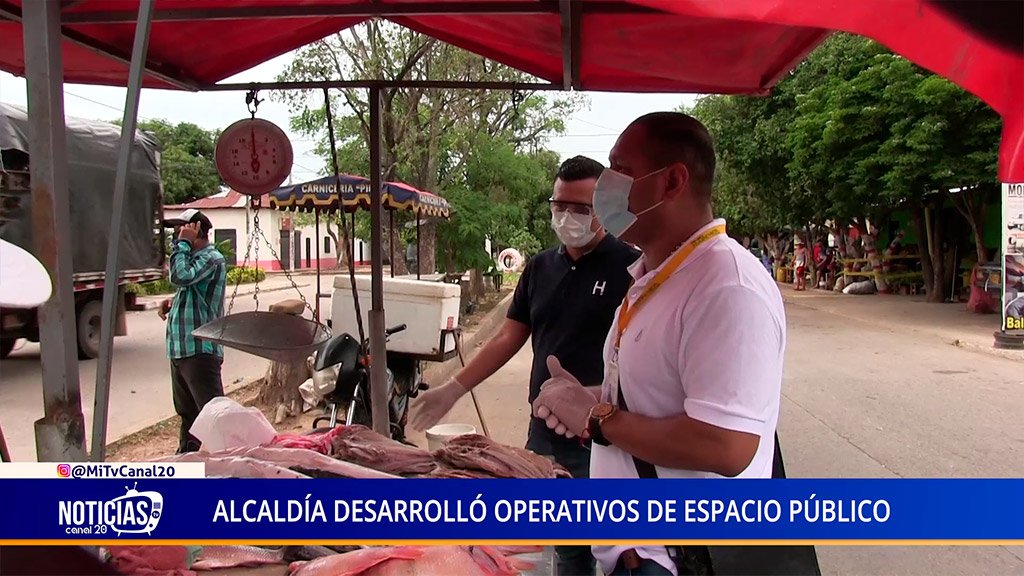 ALCALDÍA DESARROLLÓ OPERATIVOS DE ESPACIO PÚBLICO