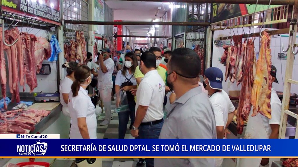 SECRETARÍA DE SALUD SE TOMÓ MERCADO DE VALLEDUPAR