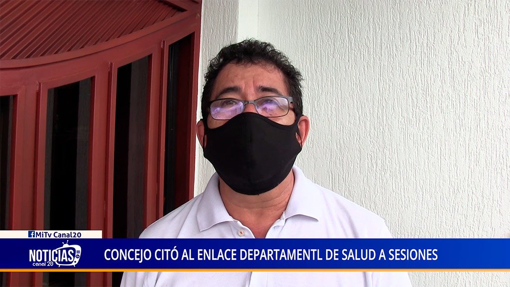 CONCEJO CITÓ AL ENLACE DEPARTAMENTL DE SALUD A SESIONES