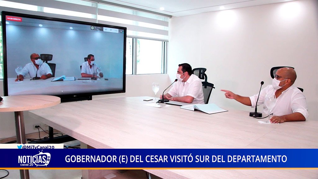 GOBERNADOR (E) DEL CESAR VISITÓ SUR DEL DEPARTAMENTO