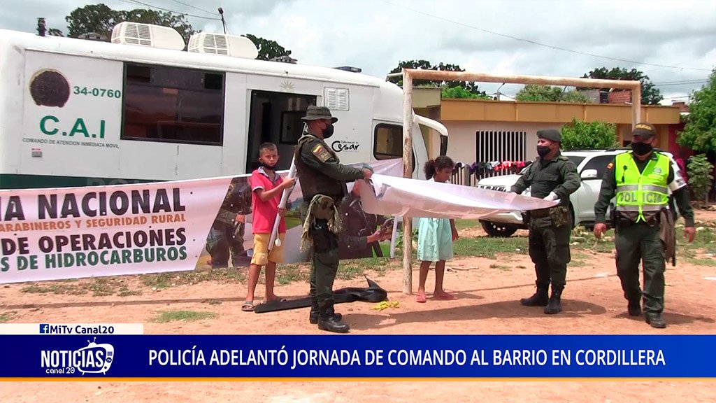 POLICÍA ADELANTÓ JORNADA DE COMANDO AL BARRIO EN CORDILLERA