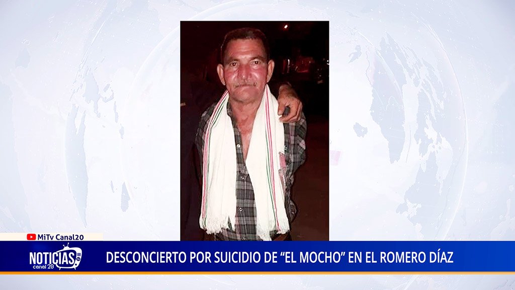 DESCONCIERTO POR SUICIDIO DE “EL MOCHO” EN EL ROMERO DÍAZ