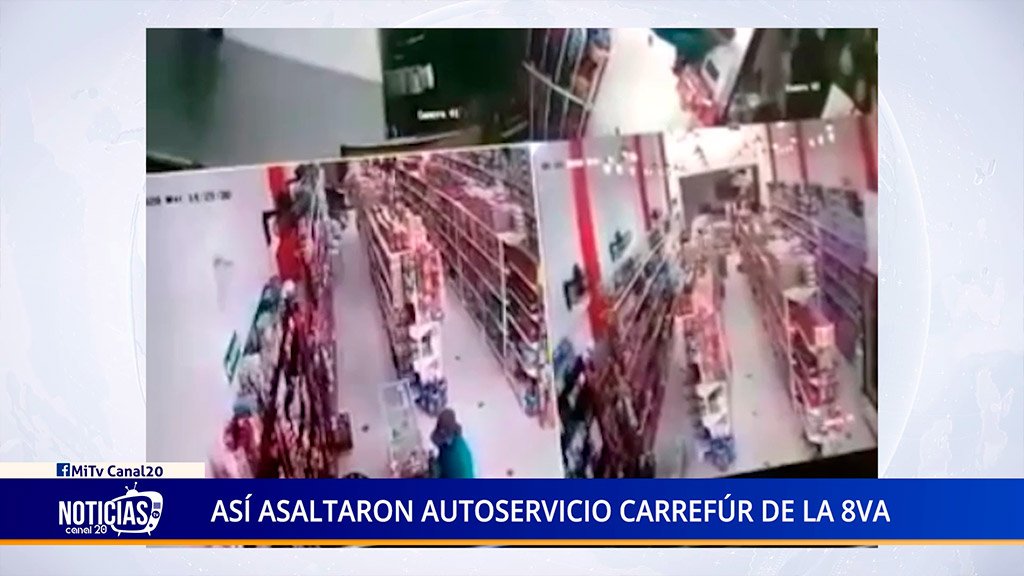 ASÍ ASALTARON AUTOSERVICIO
