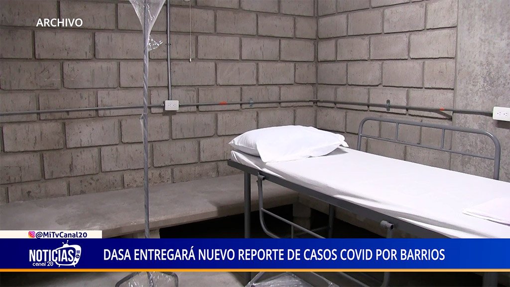 DASA ENTREGARÁ NUEVO REPORTE DE CASOS COVID POR BARRIOS