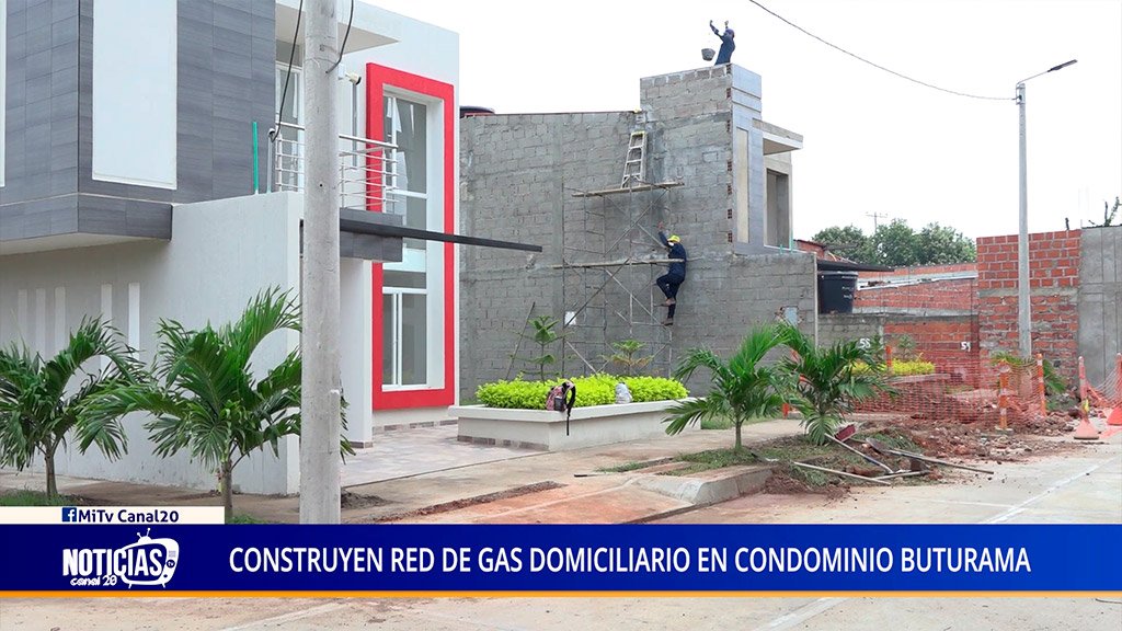 CONSTRUYEN RED DE GAS DOMICILIARIO EN CONDOMINIO BUTURAMA