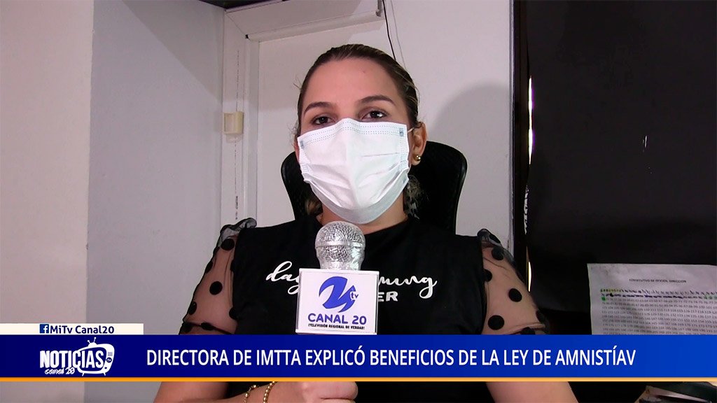 DIRECTORA DE IMTTA EXPLICÓ BENEFICIOS DE LA LEY DE AMNISTÍA