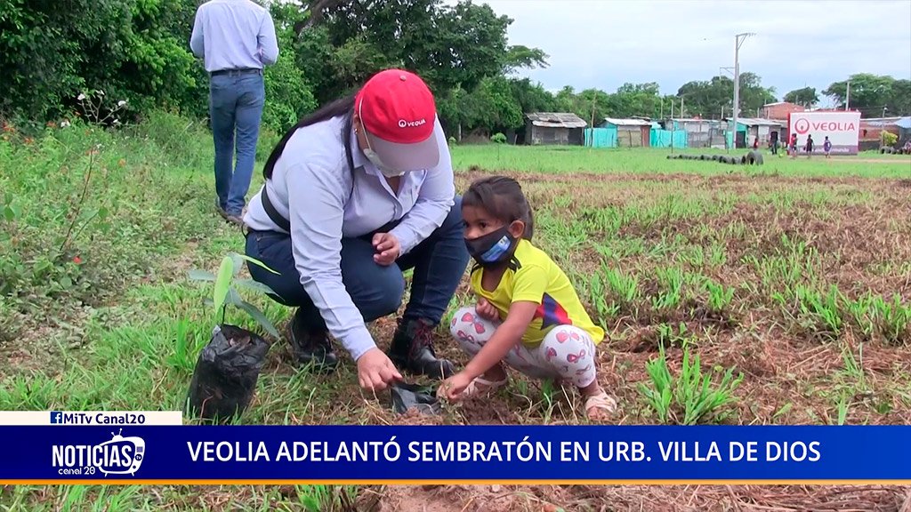 VEOLIA ADELANTÓ SEMBRATÓN EN URB. VILLA DE DIOS