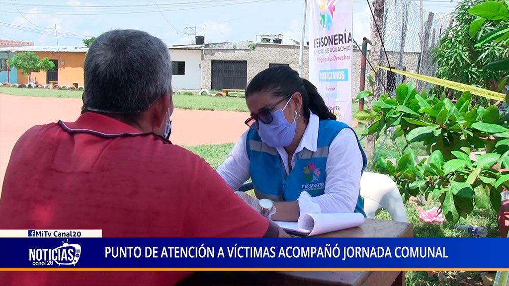 PUNTO DE ATENCIÓN A VÍCTIMAS ACOMPAÑÓ JORNADA COMUNAL