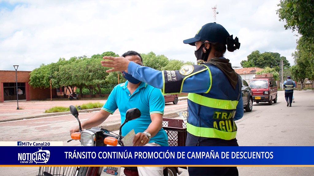 TRÁNSITO CONTINÚA PROMOCIÓN DE CAMPAÑA DE DESCUENTOS