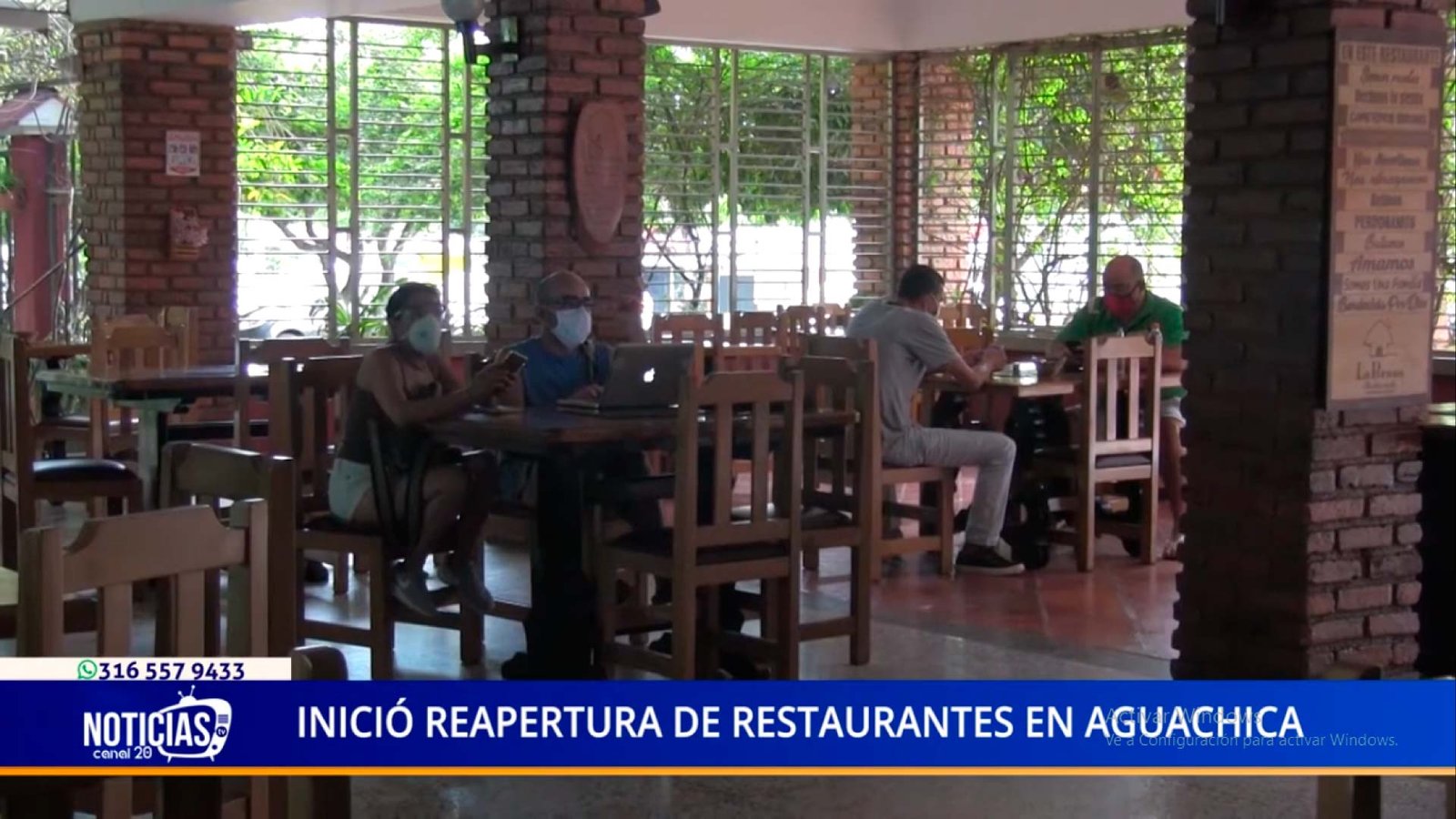 INICIÓ REAPERTURA DE RESTAURANTES EN AGUACHICA