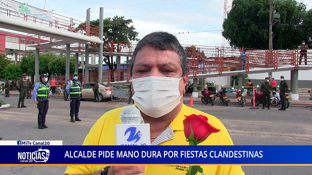 ALCALDE PIDE MANO DURA POR FIESTAS CLANDESTINAS