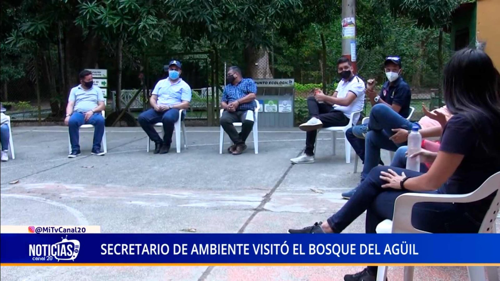 SECRETARIO DE AMBIENTE VISITÓ EL BOSQUE DEL AGÜIL