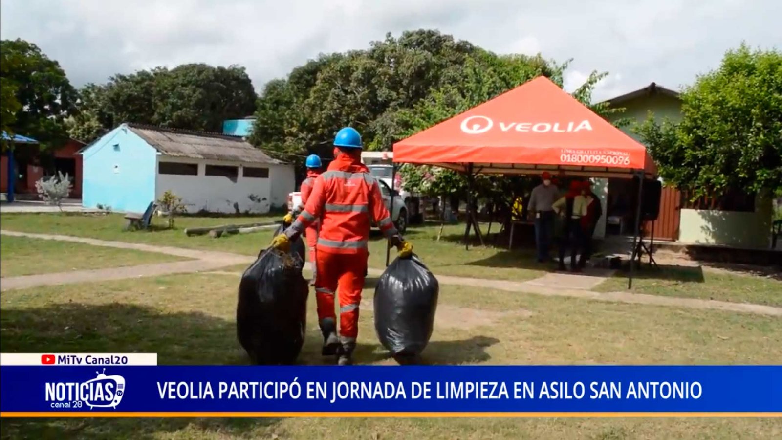 VEOLIA PARTICIPÓ EN JORNADA DE LIMPIEZA EN ASILO SAN ANTONIO