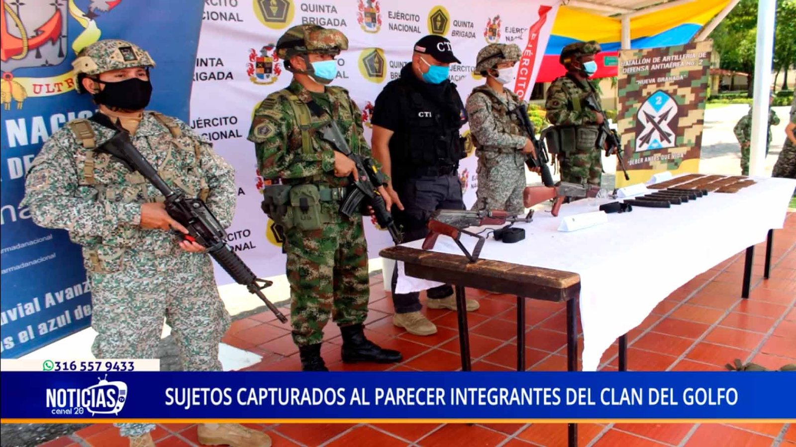 CINCO SUJETOS CAPTURADOS AL PARECER INTEGRANTES DEL CLAN DEL GOLFO