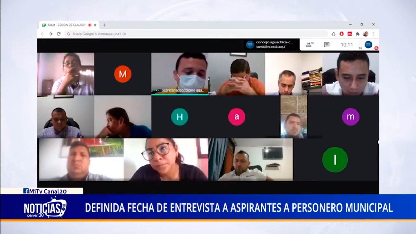 DEFINIDA FECHA DE ENTREVISTA A ASPIRANTES A PERSONERO MUNICIPAL