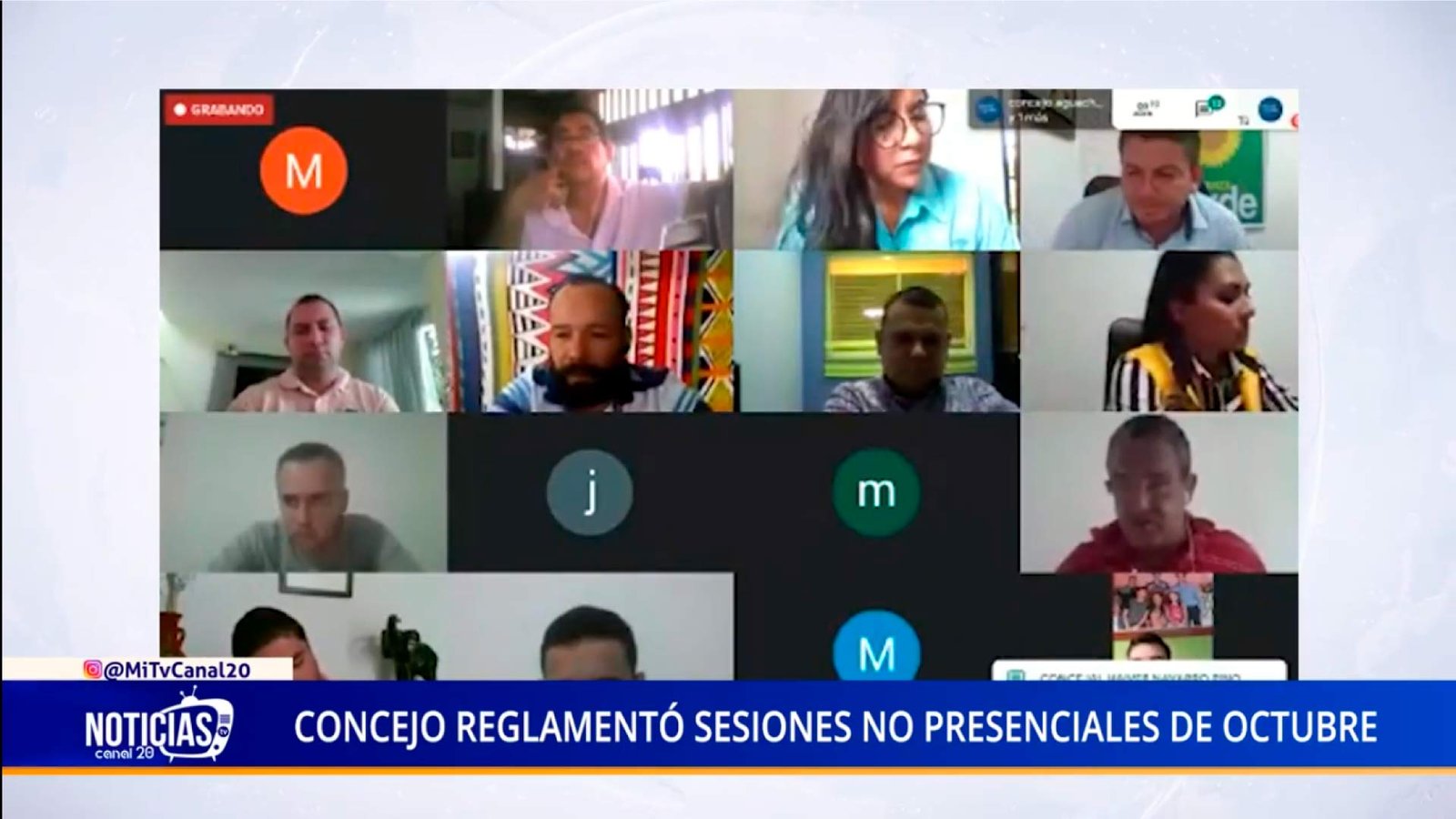 CONCEJO REGLAMENTÓ SESIONES NO PRESENCIALES DE OCTUBRE