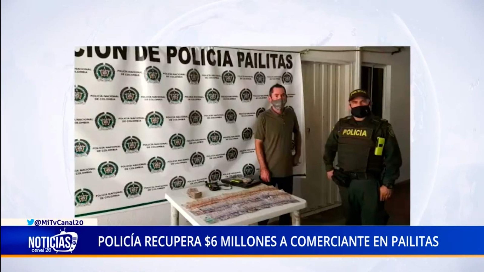 POLICÍA RECUPERA  MILLONES A COMERCIANTE EN PAILITAS