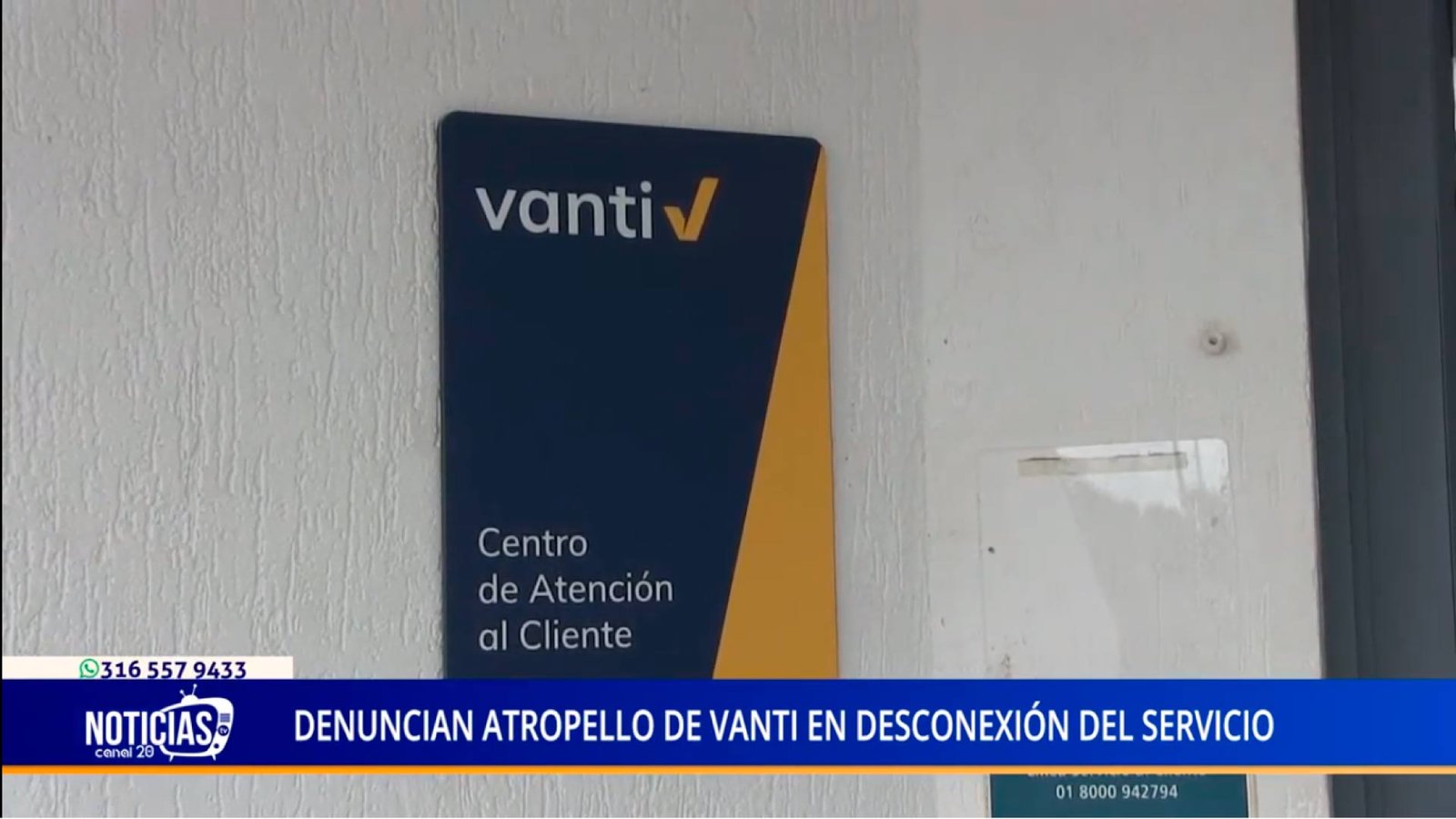 DENUNCIAN ATROPELLO DE VANTI EN DESCONEXIÓN DEL SERVICIO