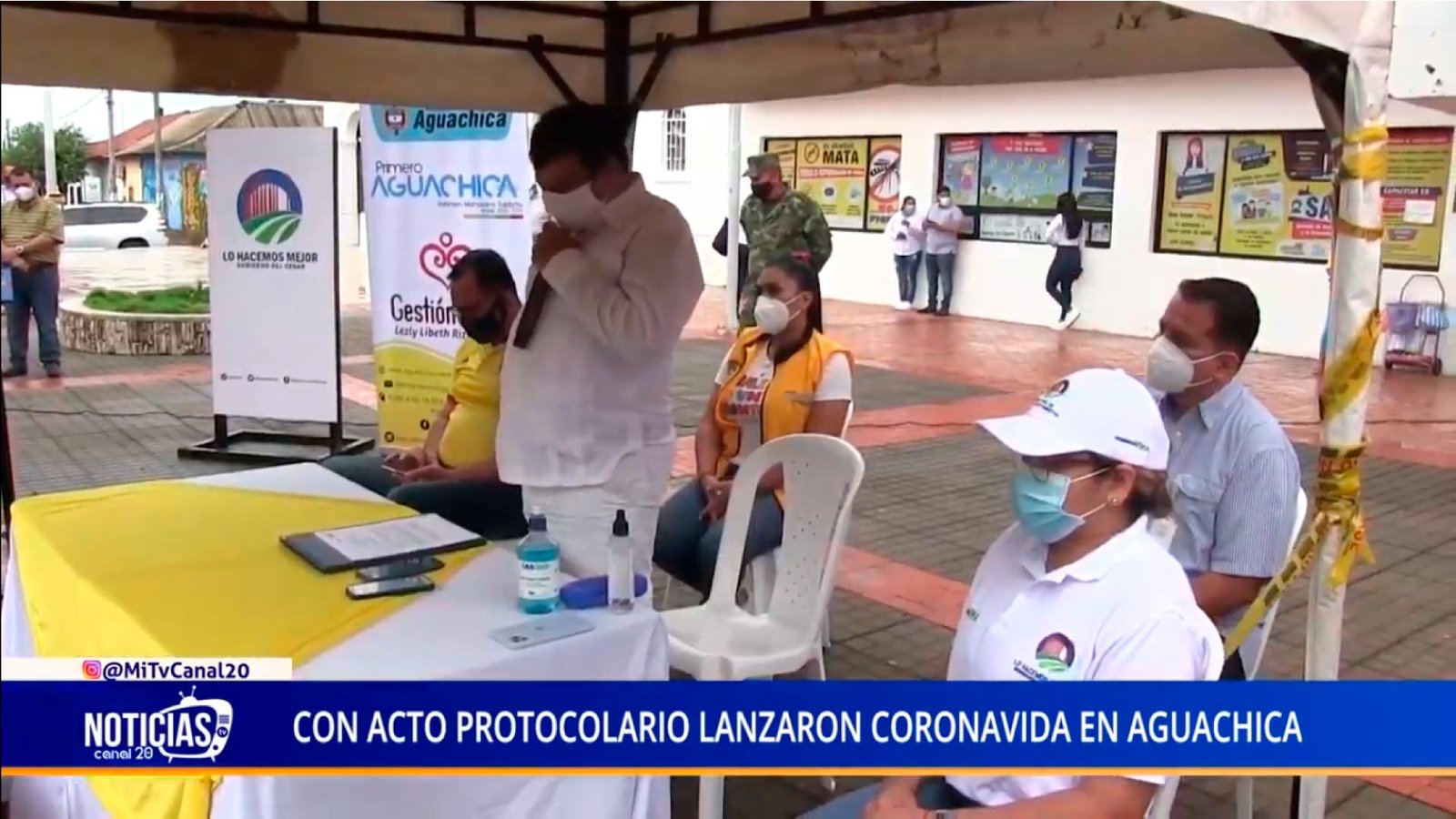 CON ACTO PROTOCOLARIO LANZARON CORONAVIDA EN AGUACHICA