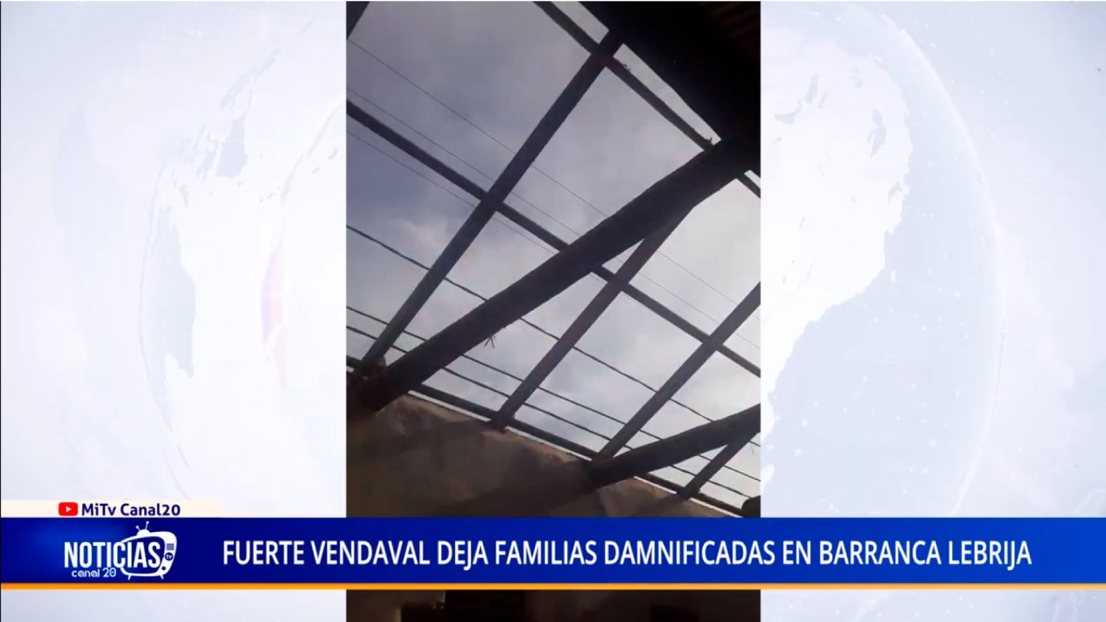FUERTE VENDAVAL DEJA FAMILIAS DAMNIFICADAS EN BARRANCA LEBRIJA