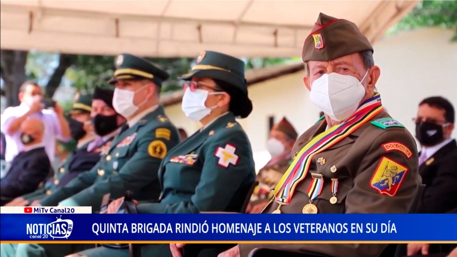QUINTA BRIGADA RINDIÓ HOMENAJE A LOS VETERANOS EN SU DÍA