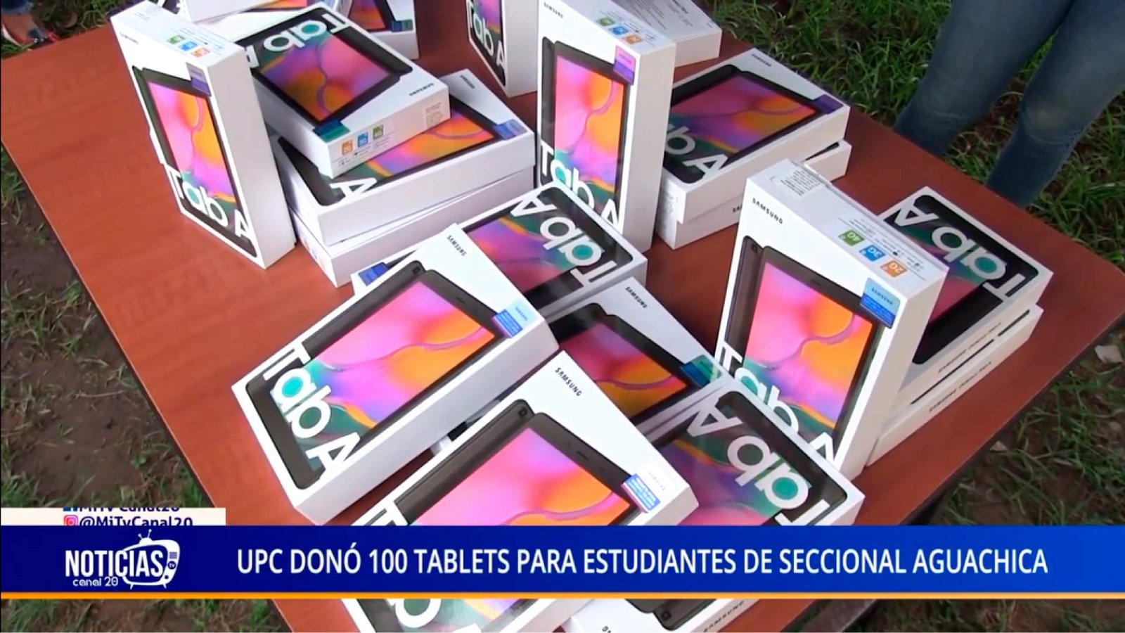 UPC DONÓ 100 TABLETS PARA ESTUDIANTES DE SECCIONAL AGUACHICA