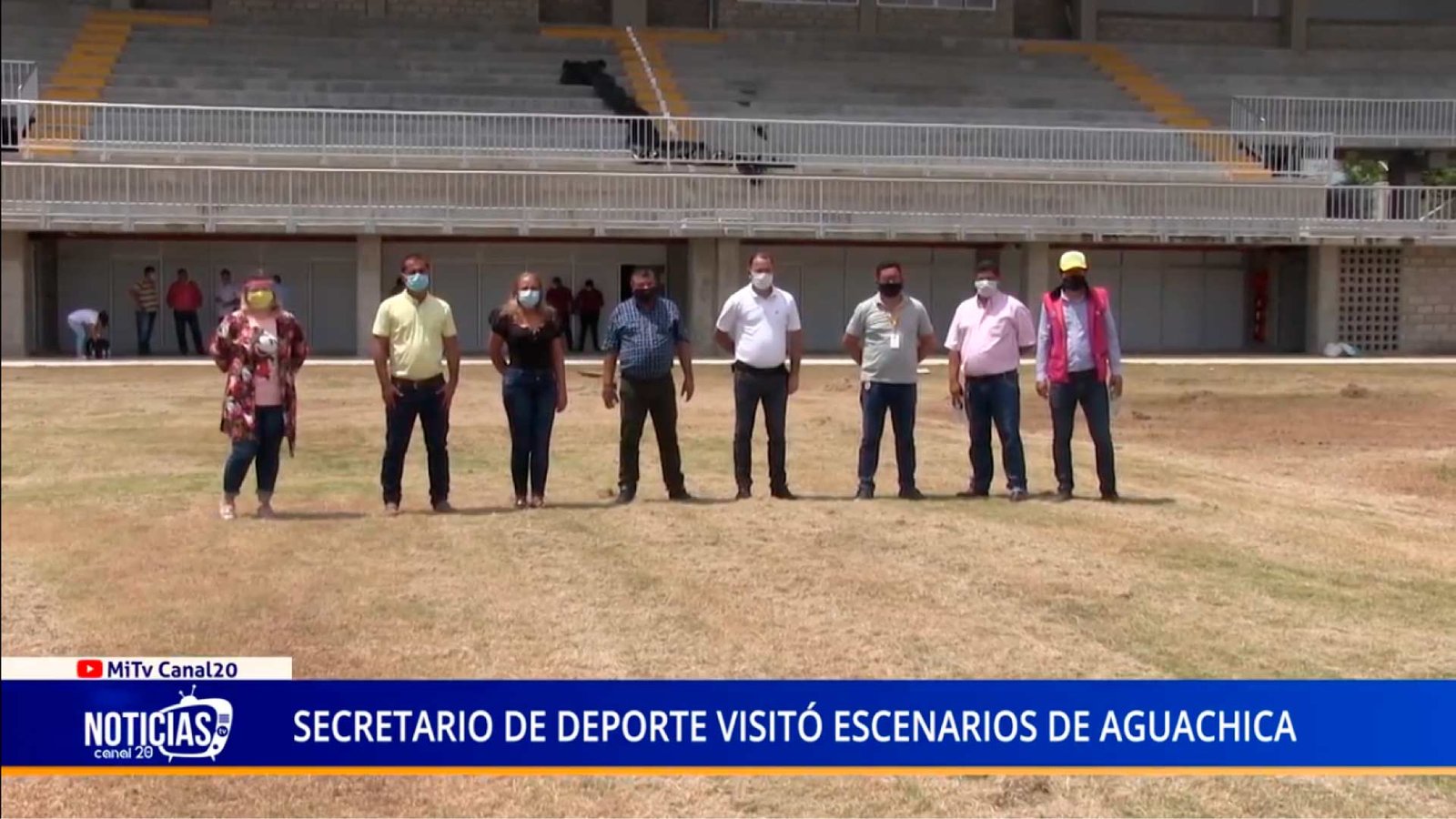 SECRETARIO DE DEPORTE VISITÓ ESCENARIOS DE AGUACHICA