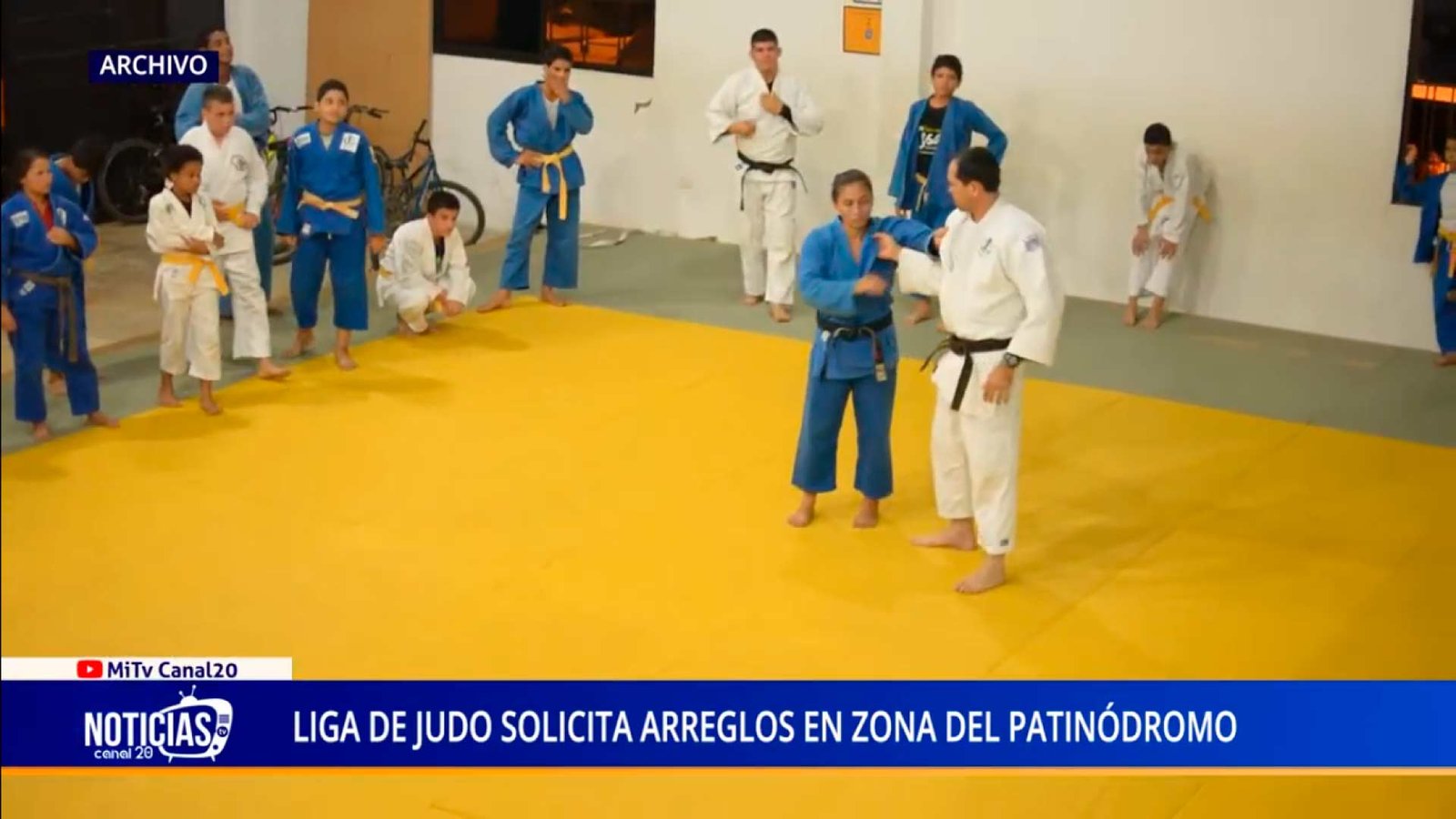 LIGA DE JUDO SOLICITA ARREGLOS EN ZONA DEL PATINÓDROMO