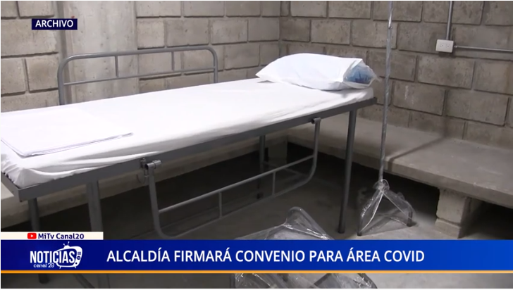 ALCALDÍA FIRMARÁ CONVENIO PARA ÁREA COVID