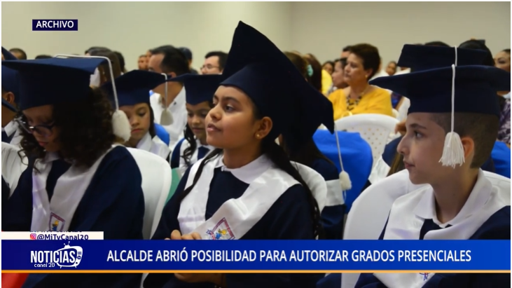 ALCALDE ABRIÓ POSIBILIDAD PARA AUTORIZAR GRADOS PRESENCIALES