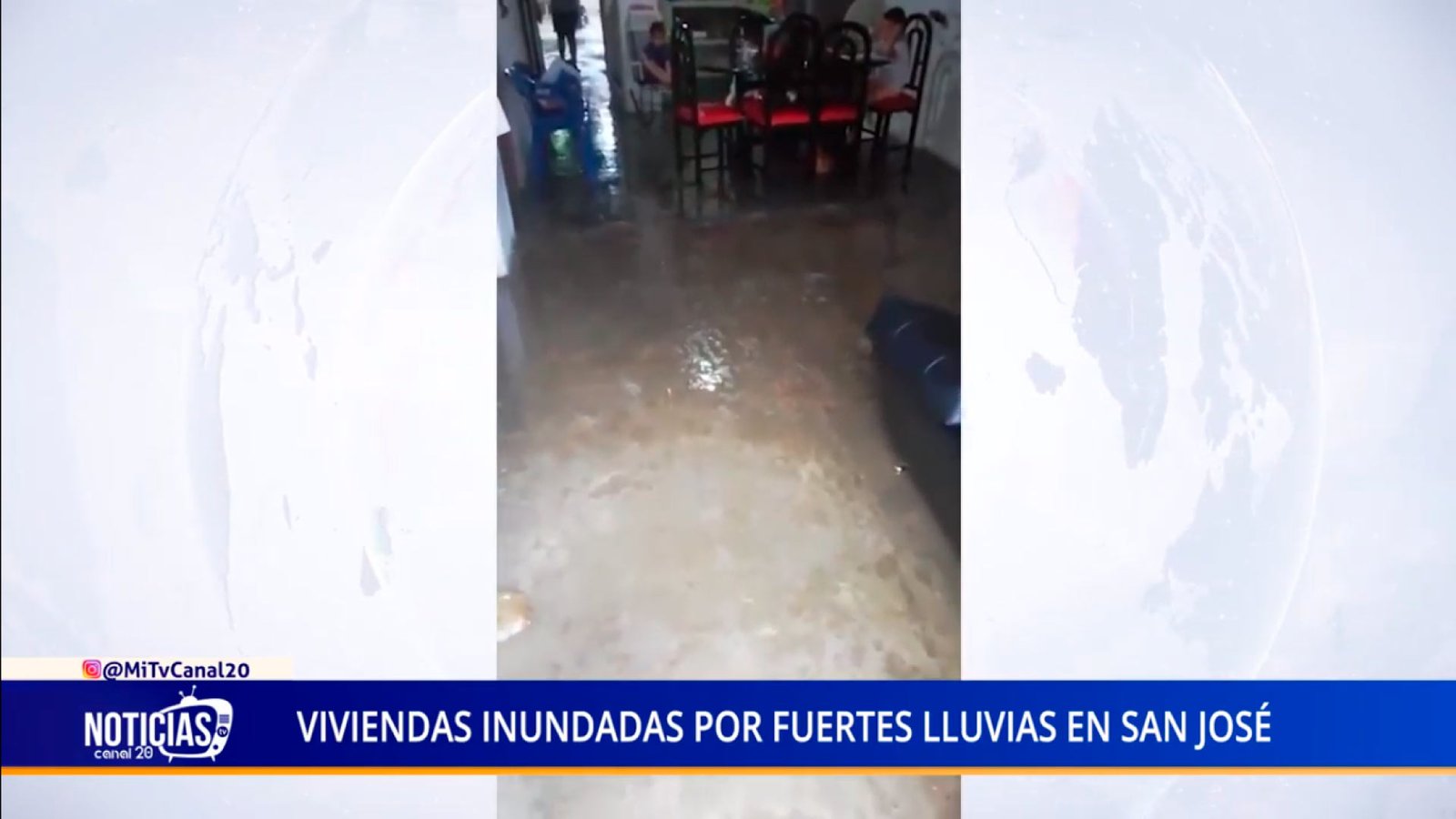 VIVIENDAS INUNDADAS POR FUERTES LLUVIAS EN SAN JOSÉ