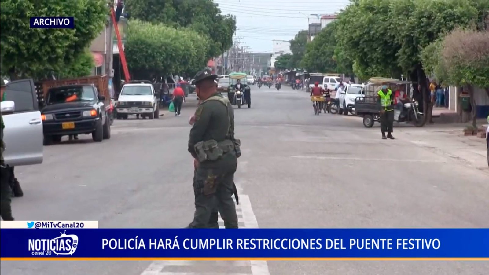 POLICÍA HARÁ CUMPLIR RESTRICCIONES DEL PUENTE FESTIVO