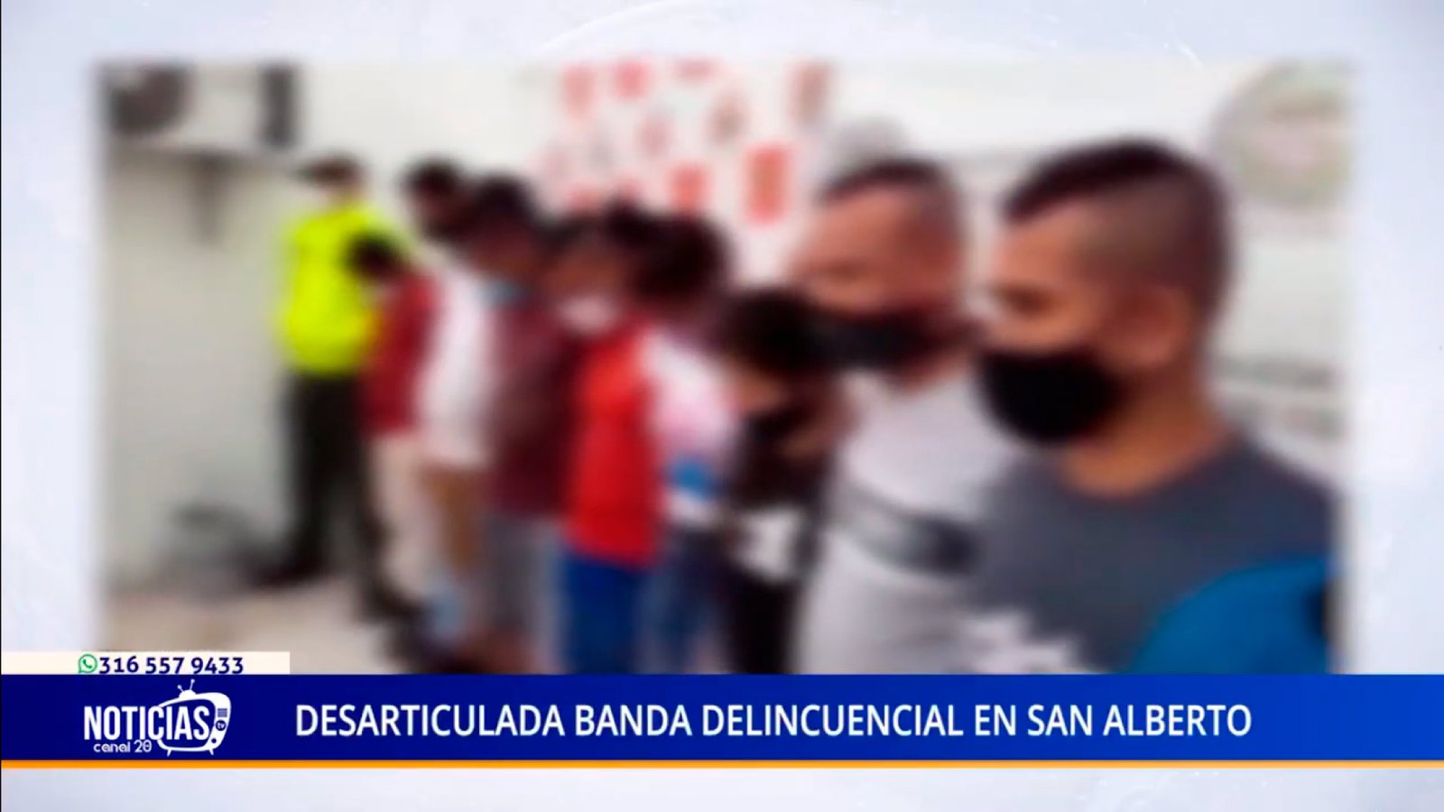 DESARTICULADA BANDA DELINCUENCIAL EN SAN ALBERTO CESAR