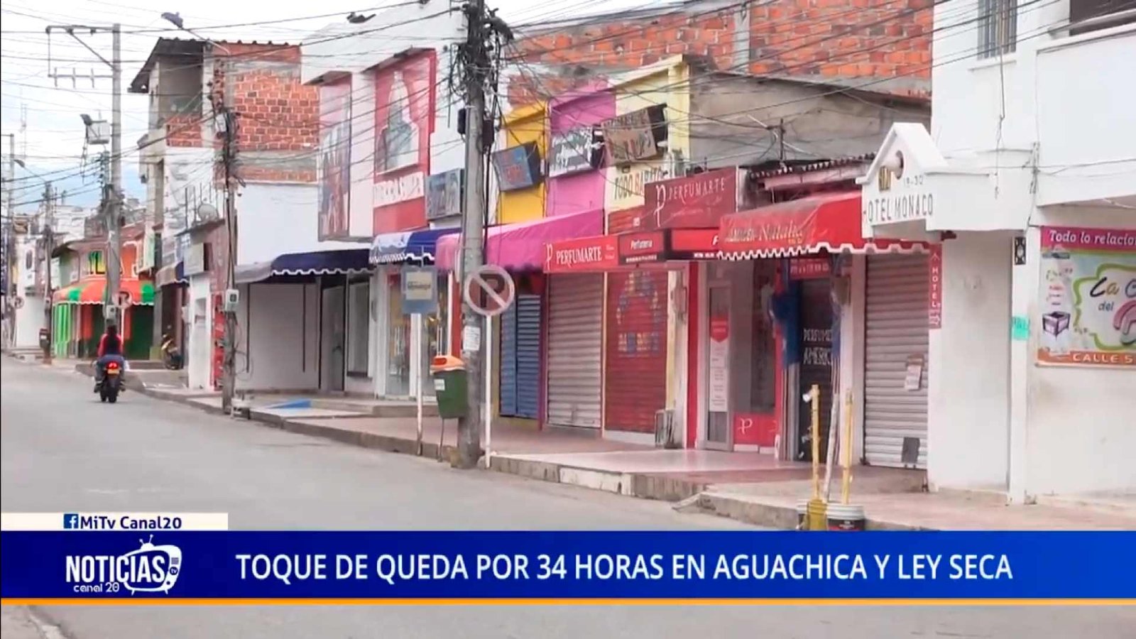 TOQUE DE QUEDA POR 34 HORAS EN AGUACHICA Y LEY SECA