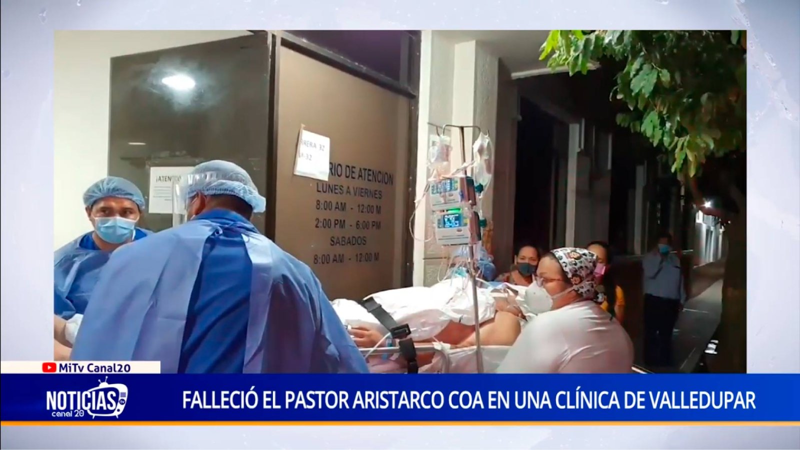 FALLECIÓ EL PASTOR ARISTARCO COA EN UNA CLÍNICA DE VALLEDUPAR