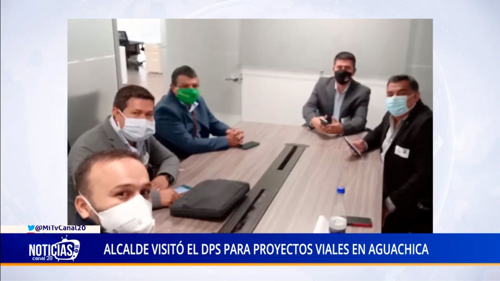 ALCALDE VISITÓ EL DPS PARA PROYECTOS VIALES EN AGUACHICA