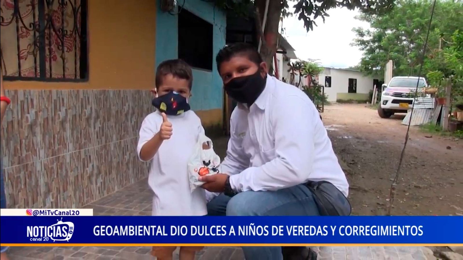 GEOAMBIENTAL DIO DULCES A NIÑOS DE VEREDAS Y CORREGIMIENTOS