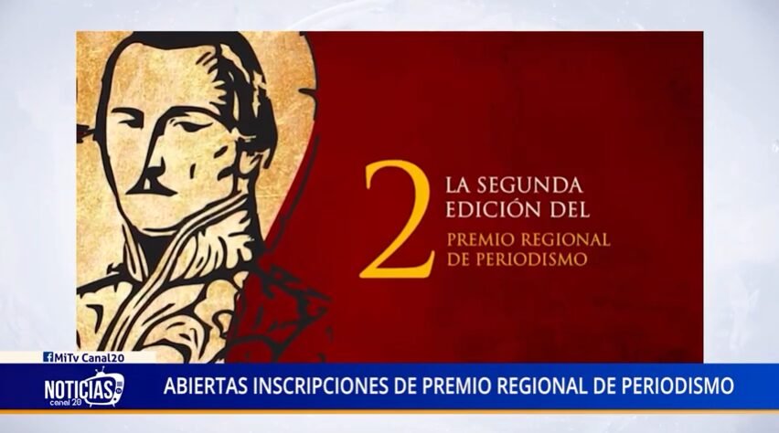 ABIERTAS INSCRIPCIONES DE PREMIO REGIONAL DE PERIODISMO