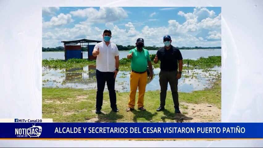 ALCALDE Y SECRETARIOS DEL CESAR VISITARON PUERTO PATIÑO