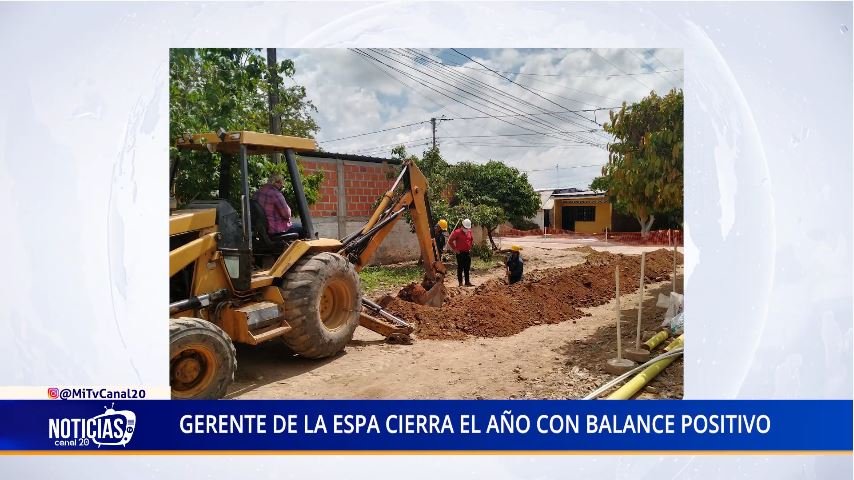 GERENTE DE LA ESPA CIERRA EL AÑO CON BALANCE POSITIVO