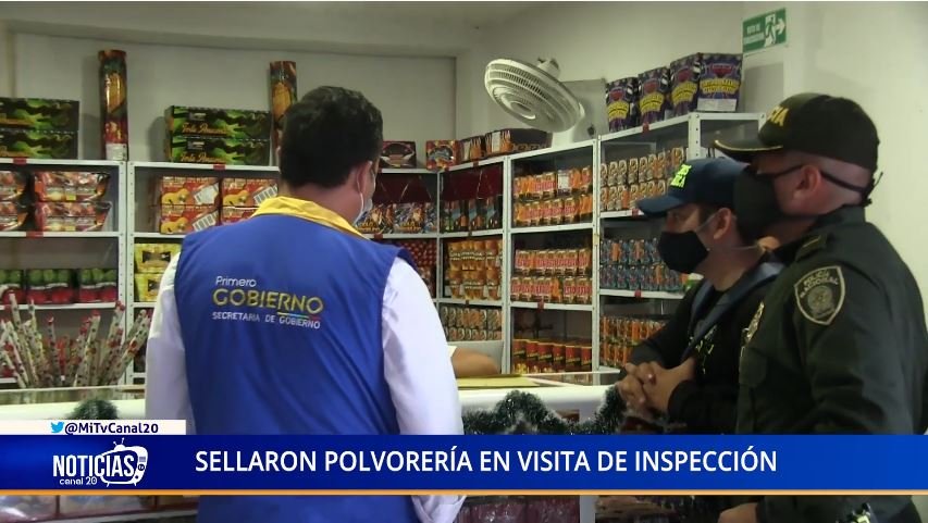 SELLARON POLVORERÍA EN VISITA DE INSPECCIÓN